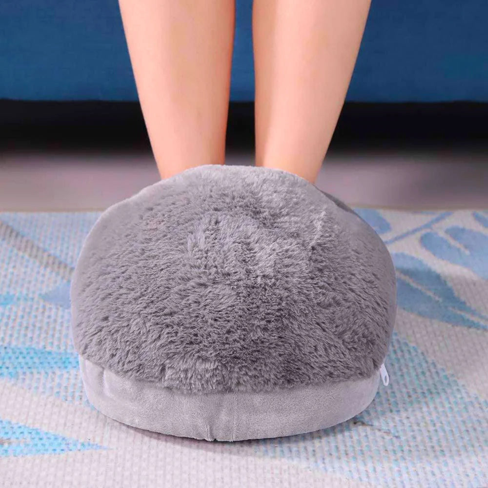 Elektrische XL Voetenwarmer Verwarmbare Pantoffels met Instelbare Temperatuur Wasbare Voering Thuiscomfort | Sulvida