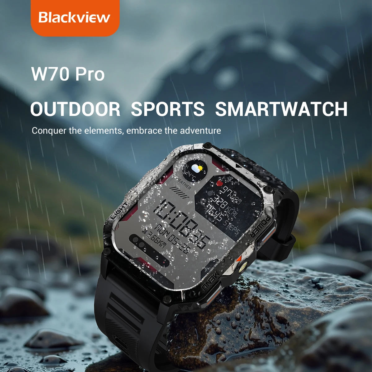 Smartwatch GPS Outdoor AI-Assistent Bluetooth Bellen Zaklamp Kompas 120 Sportmodi Gezondheidsmonitoring | Sulvida