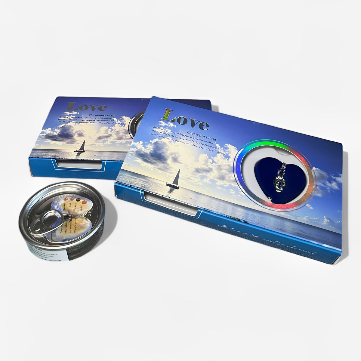 Verse oester met natuurlijke parel en 18K vergulde ketting geschenkset Thema oesterkit parelontdekking | Sulvida