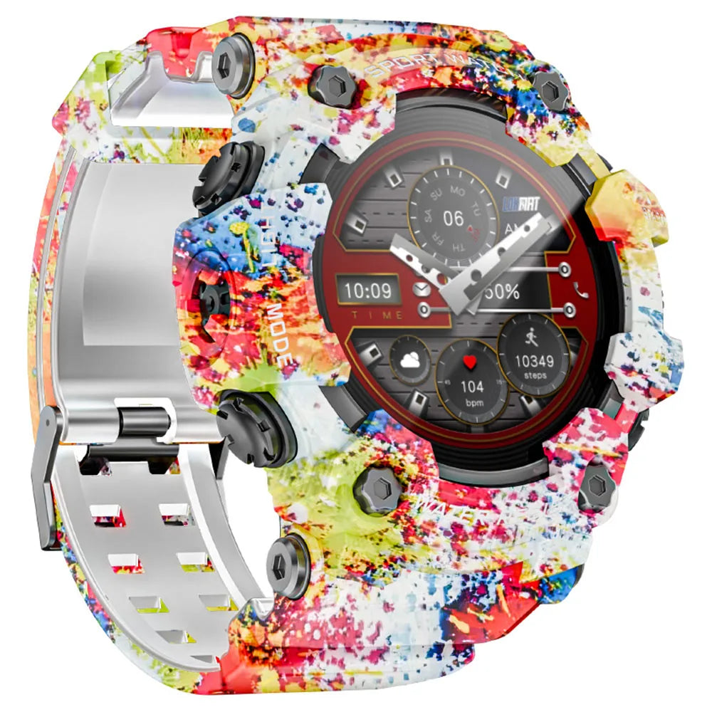 Smartwatch met HD Touchscreen en IP68 Waterdichtheid Fitness Tracker Sport Bluetooth Gezondheidsmonitor | Sulvida