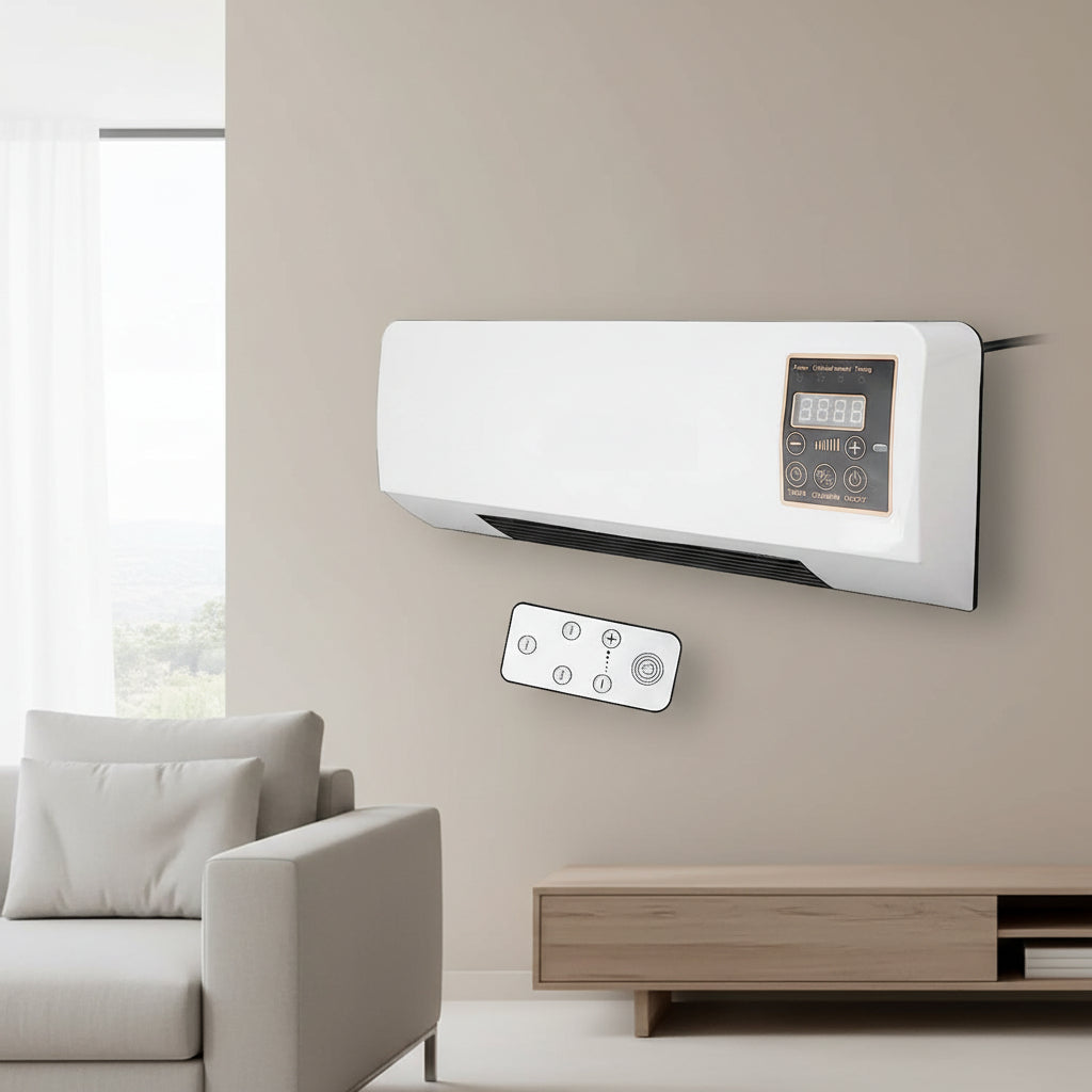 Wandmontage Klimaatunit Multifunctioneel met Timer en Fluistermotor voor Thuis – 4-in-1 Koeling Verwarming Ventilatie Ontvochtiging | Sulvida
