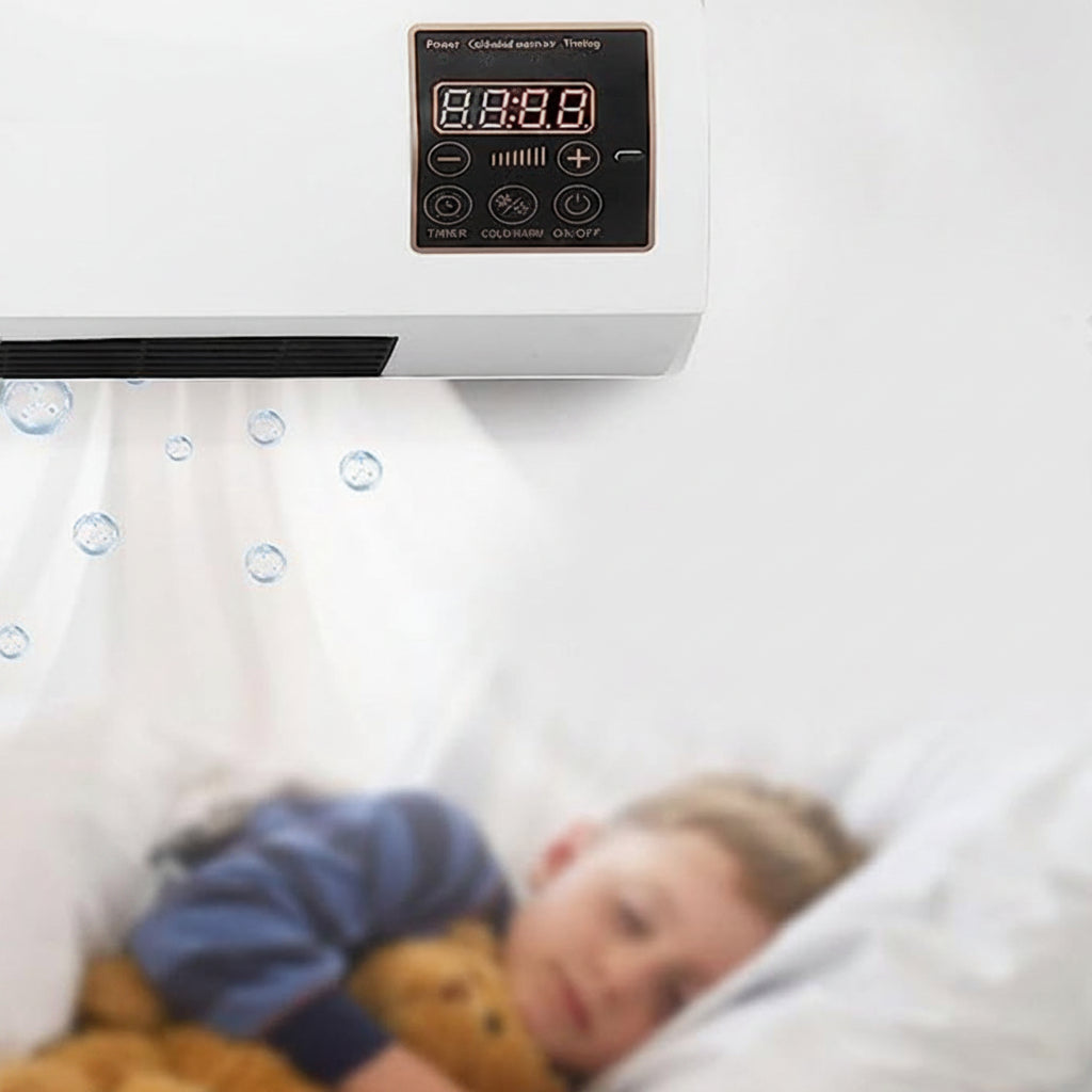 Wandmontage Klimaatunit Multifunctioneel met Timer en Fluistermotor voor Thuis – 4-in-1 Koeling Verwarming Ventilatie Ontvochtiging | Sulvida