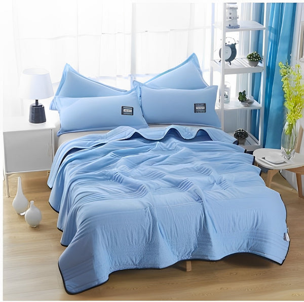 Koelende Zomerdeken met Vochtregulatie - Ademend Polyester & Bamboe - Tweepersoonsbed & Kingsize - Licht Dekbed | Sulvida