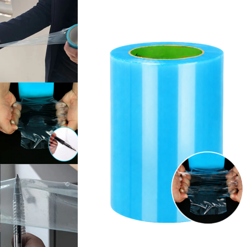 Transparante afdichtingstape waterdicht herstelband PE 10 cm × 50 m reparatie sanitair DIY zelfklevend | Sulvida