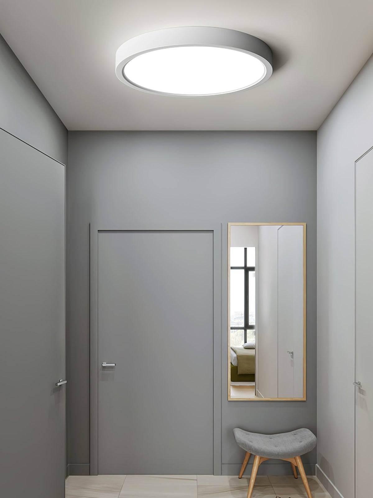 Ultradunne Ronde Plafondlamp LED Minimalistische Interieurverlichting Moderne Designlamp voor Woonkamer | Sulvida