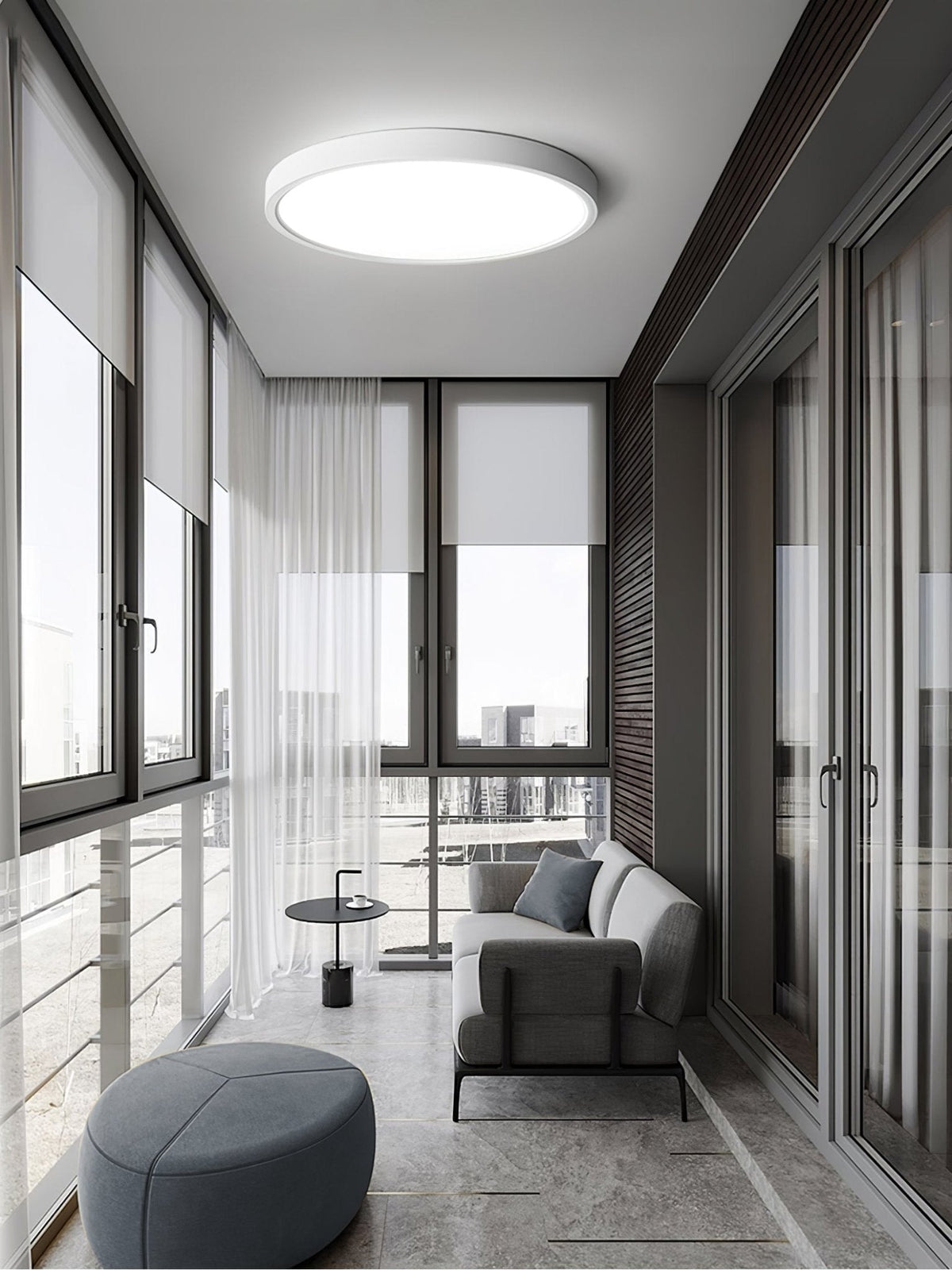 Ultradunne Ronde Plafondlamp LED Minimalistische Interieurverlichting Moderne Designlamp voor Woonkamer | Sulvida