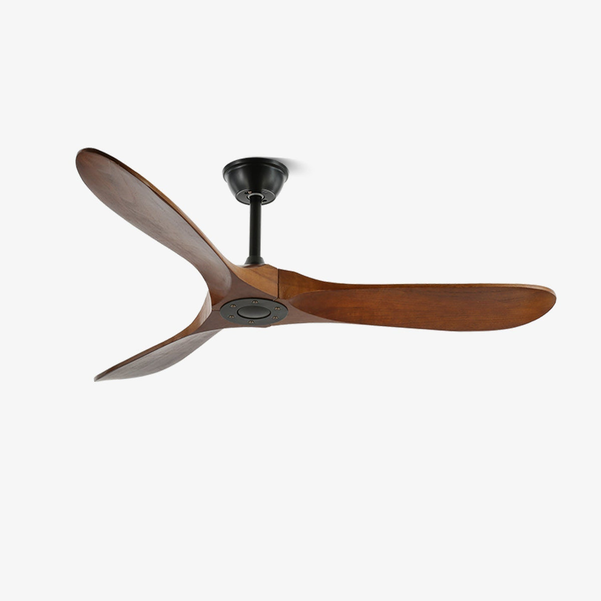 Plafondventilator Met Houten Bladen Afstandsbediening 6 Snelheden 106cm 132cm Diameter Verstelbaar Plafond | Sulvida
