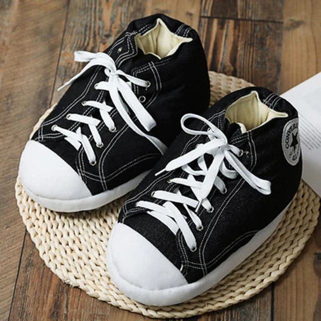 Sneaker-Sloffen met Pluche Voering Unisex Huisschoenen Antislip Pantoffels Warm Comfortabel Indoor Winter | Sulvida