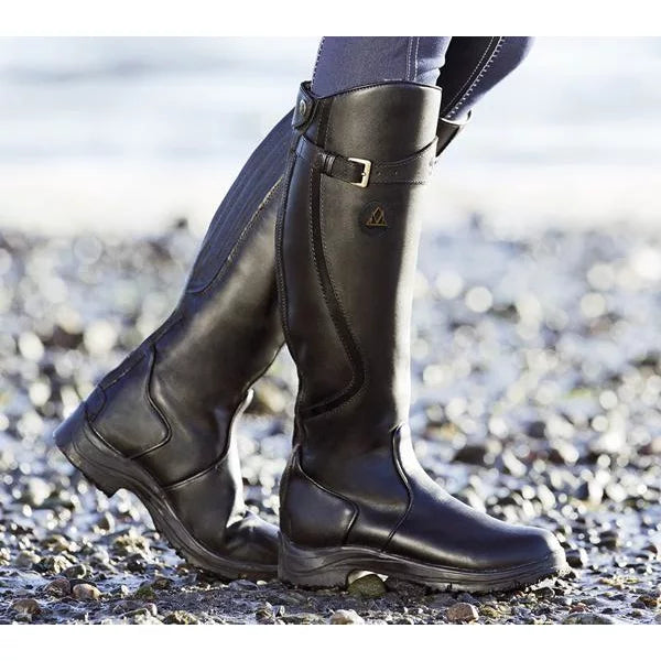 Waterdichte Leren Winterlaarzen voor Dames en Heren – Warme Gevoerde Wandelschoenen met Antislip Rubberzool en Orthopedische Steun | Sulvida