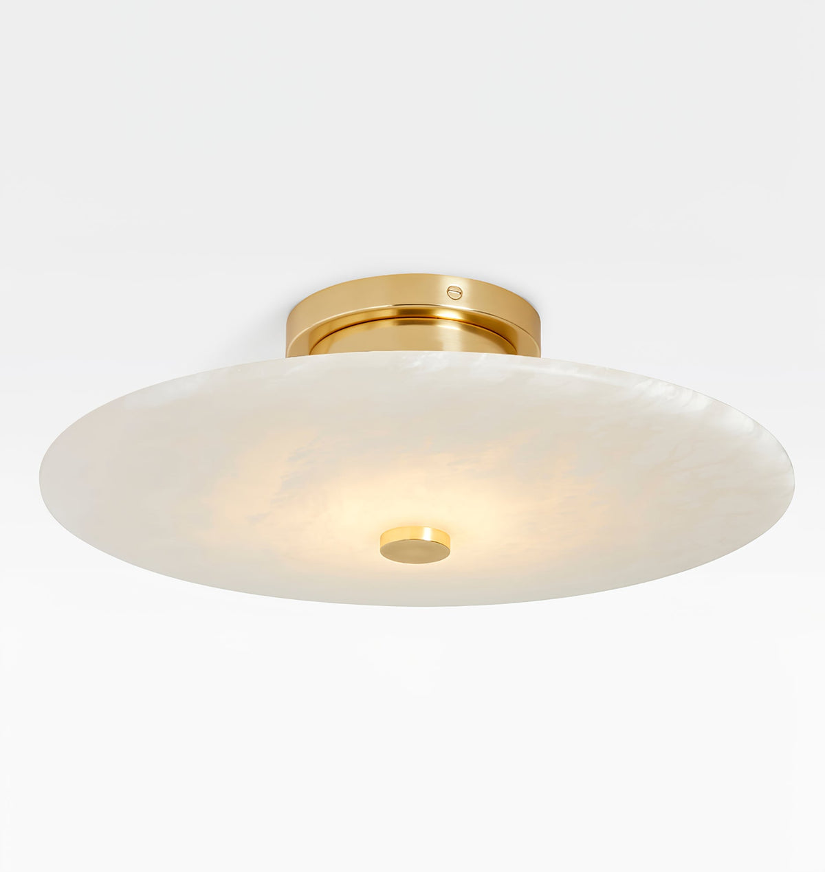 Plafondlamp Albast LED Messing Zwart Wit Modern Design Geïntegreerde Verlichting Woonkamer Slaapkamer | Sulvida