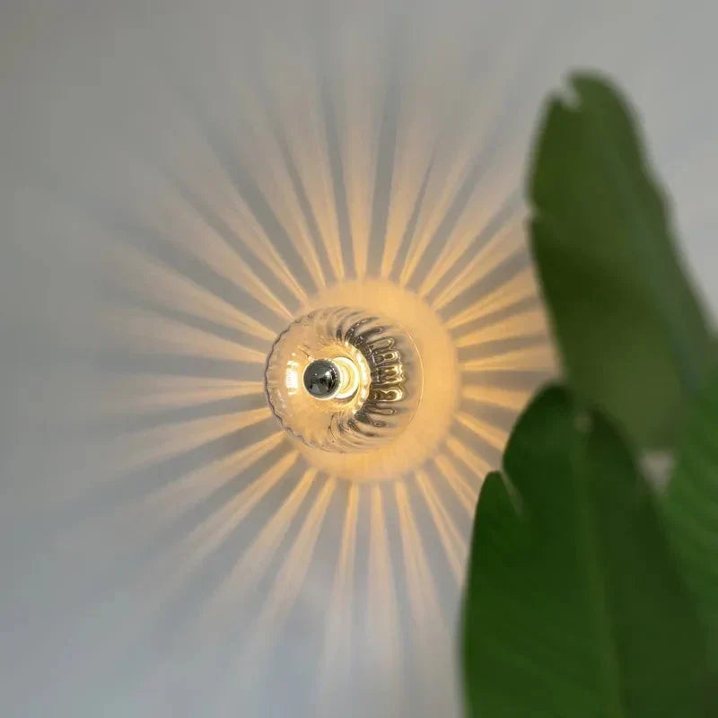 Wandlamp met glazen bol modern design verlichtingsarmatuur interieurverlichting woonkamer gang slaapkamer | Sulvida
