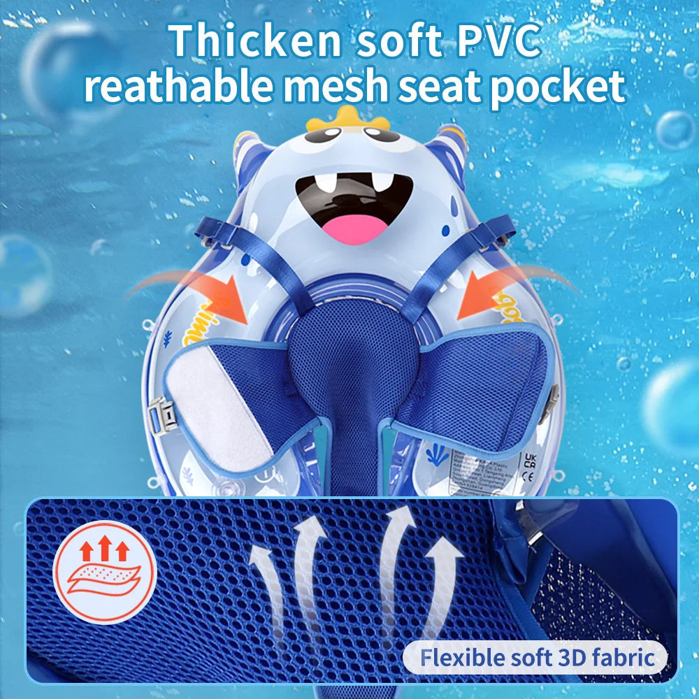 Baby Zwemring 6-36 Maanden Veilig Zwemhulp PVC Verstelbaar Drijfring Zwembad Bad Speelgoed Peuter Kinderzwemmen | Sulvida