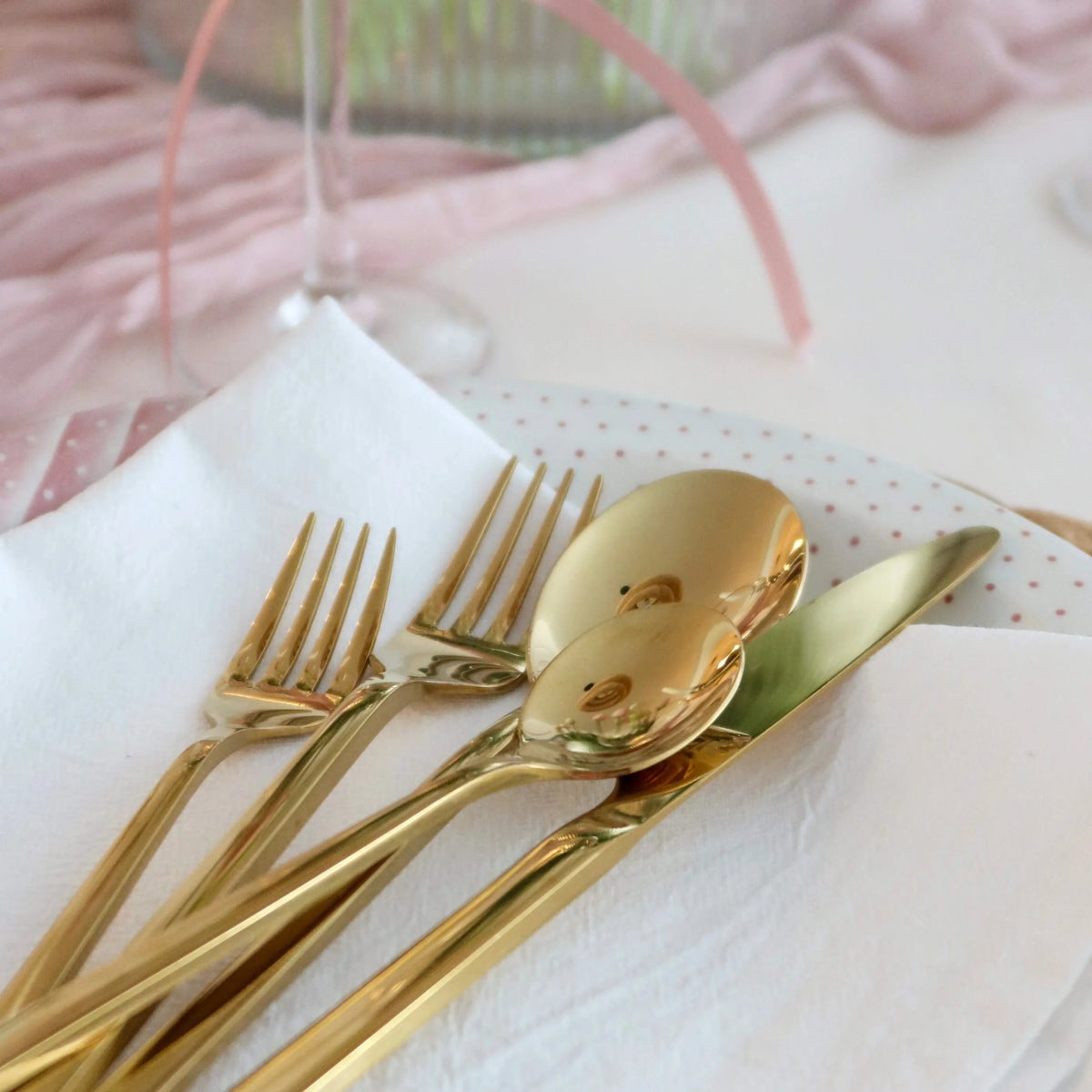 Roestvrijstalen bestekset 30-delig goud zwart zilver roségoud voor 6 personen luxe tafelbestek eettafel | Sulvida