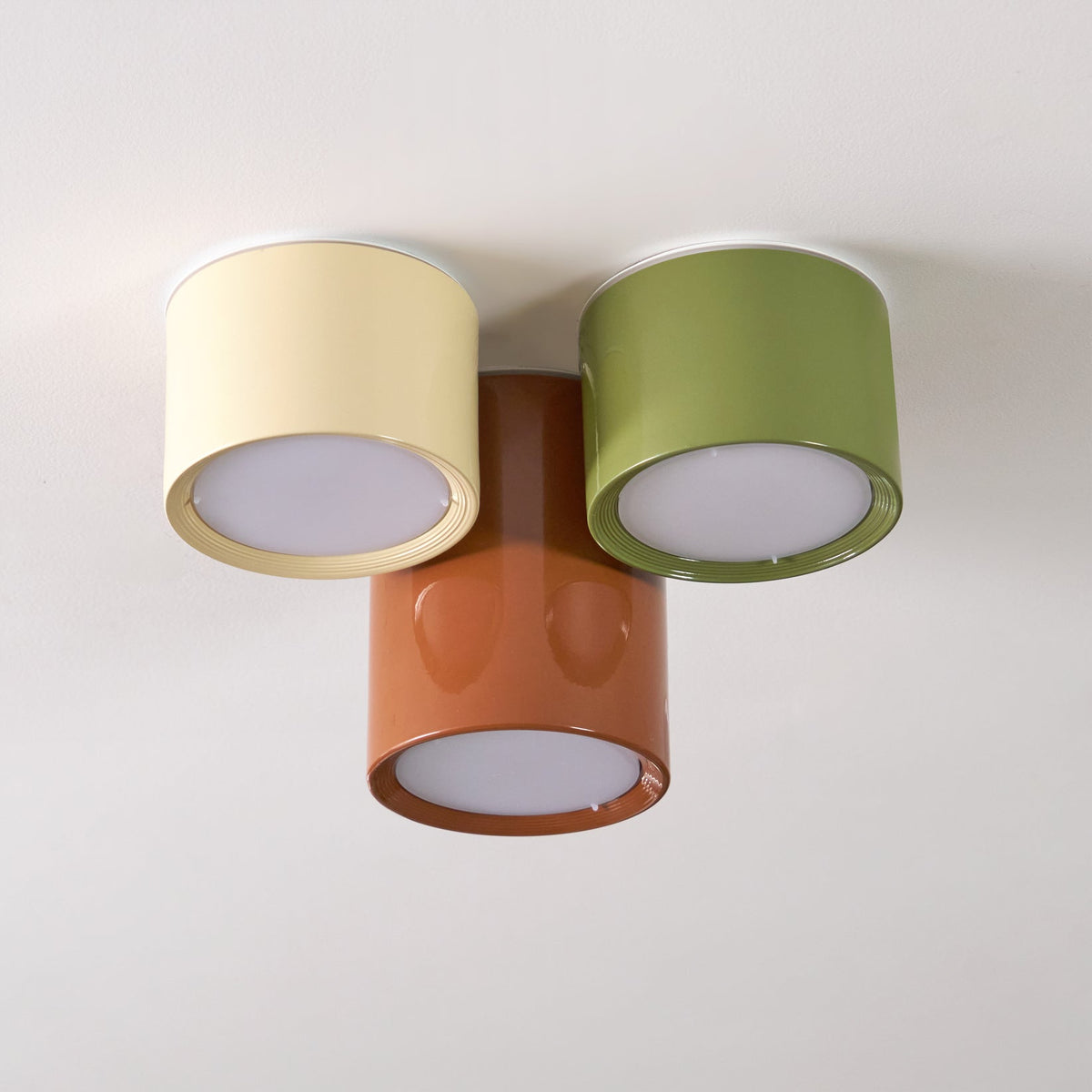 Plafondlamp Set Modern Cilindervorm Gekleurde Combinatie Warm LED Licht voor Slaapkamer Hal Kinderkamer | Sulvida