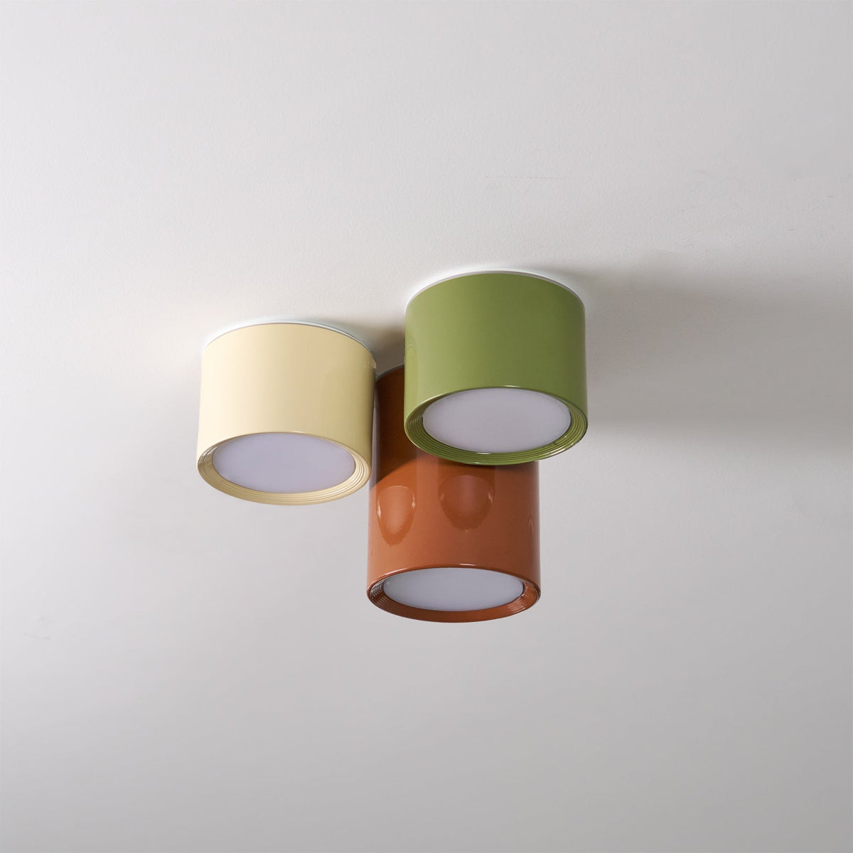 Plafondlamp Set Modern Cilindervorm Gekleurde Combinatie Warm LED Licht voor Slaapkamer Hal Kinderkamer | Sulvida