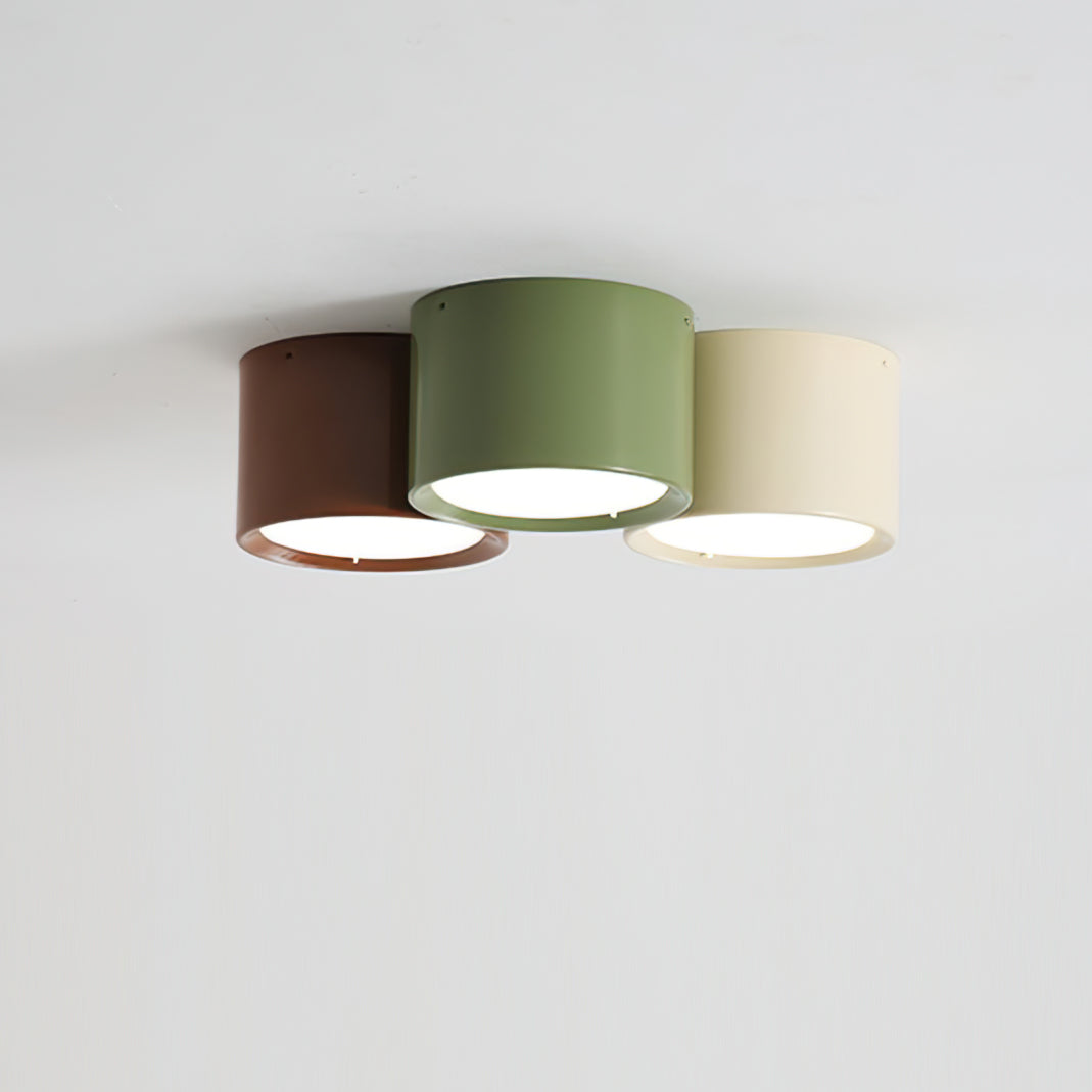 Plafondlamp Set Modern Cilindervorm Gekleurde Combinatie Warm LED Licht voor Slaapkamer Hal Kinderkamer | Sulvida