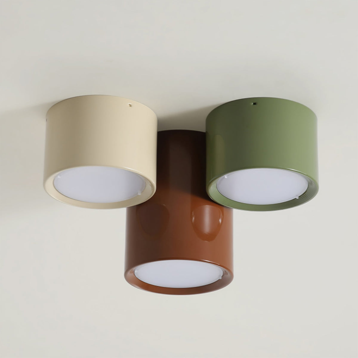 Plafondlamp Set Modern Cilindervorm Gekleurde Combinatie Warm LED Licht voor Slaapkamer Hal Kinderkamer | Sulvida