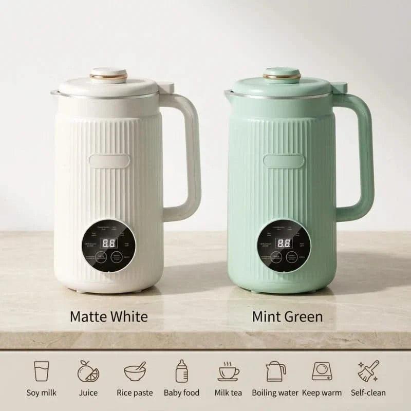 Multifunctionele Blender en Kooktoestel 1,2 liter Roestvrijstaal met 8 Voorinstellingen Soepmaker Smoothiemaker | Sulvida