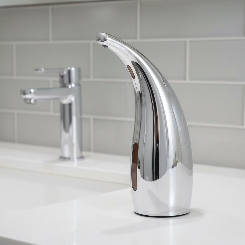 Automatischer Seifenspender mit Infrarotsensor, berührungslos und hygienisch, für Seifengel, Lotion und Desinfektionsmittel, fürs Badezimmer | Sulvida