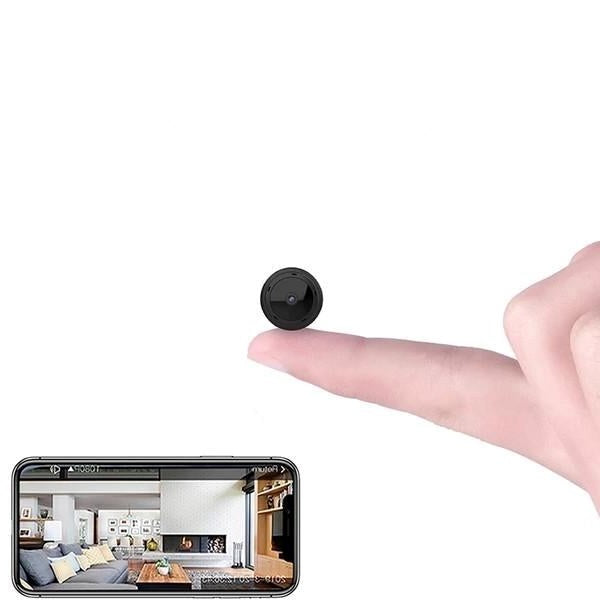 Compacte WiFi Beveiligingscamera 1080P HD met Nachtzicht Bewegingsdetectie en App Bediening voor Thuis Bureau | Sulvida