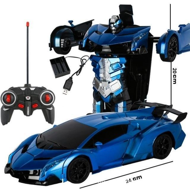 Bestuurbare Transformerende Speelgoedauto 2-in-1 met Afstandsbediening Robot Transformatie voor Kinderen Thuis | Sulvida