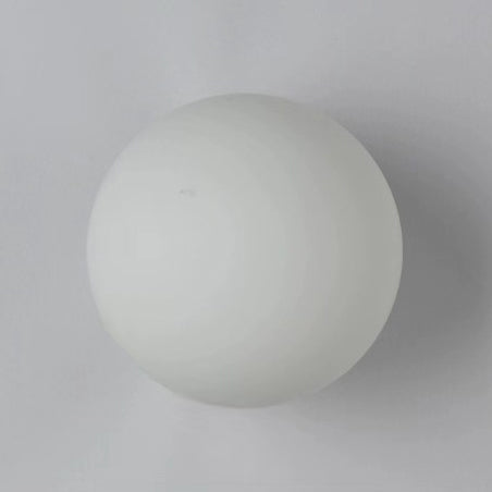 Glazen Wandlamp Bol Wit Minimalistisch Design Woonkamer Slaapkamer G9 Fitting 12-18 cm Droge Ruimte Sfeerverlichting | Sulvida