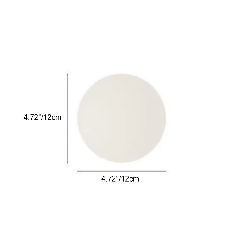 Glazen Wandlamp Bol Wit Minimalistisch Design Woonkamer Slaapkamer G9 Fitting 12-18 cm Droge Ruimte Sfeerverlichting | Sulvida