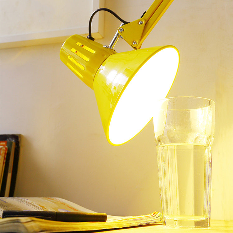 IJzeren vloerlamp draaibaar rond E26 fitting zwart wit rood geel Scandinavische stijl moderne binnenlamp | Sulvida