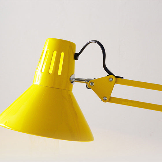 IJzeren vloerlamp draaibaar rond E26 fitting zwart wit rood geel Scandinavische stijl moderne binnenlamp | Sulvida