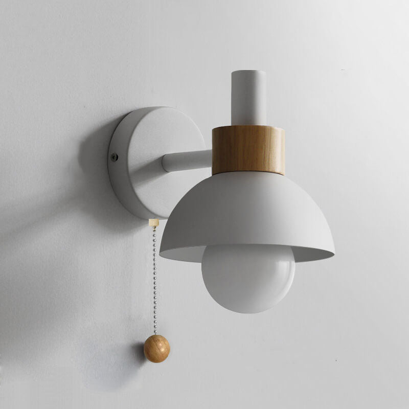 Wandlamp bol metaal glas gekleurde bol scandinavische stijl modern design woonkamer slaapkamer hal entree | Sulvida