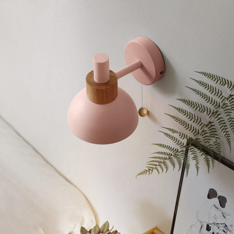 Wandlamp bol metaal glas gekleurde bol scandinavische stijl modern design woonkamer slaapkamer hal entree | Sulvida