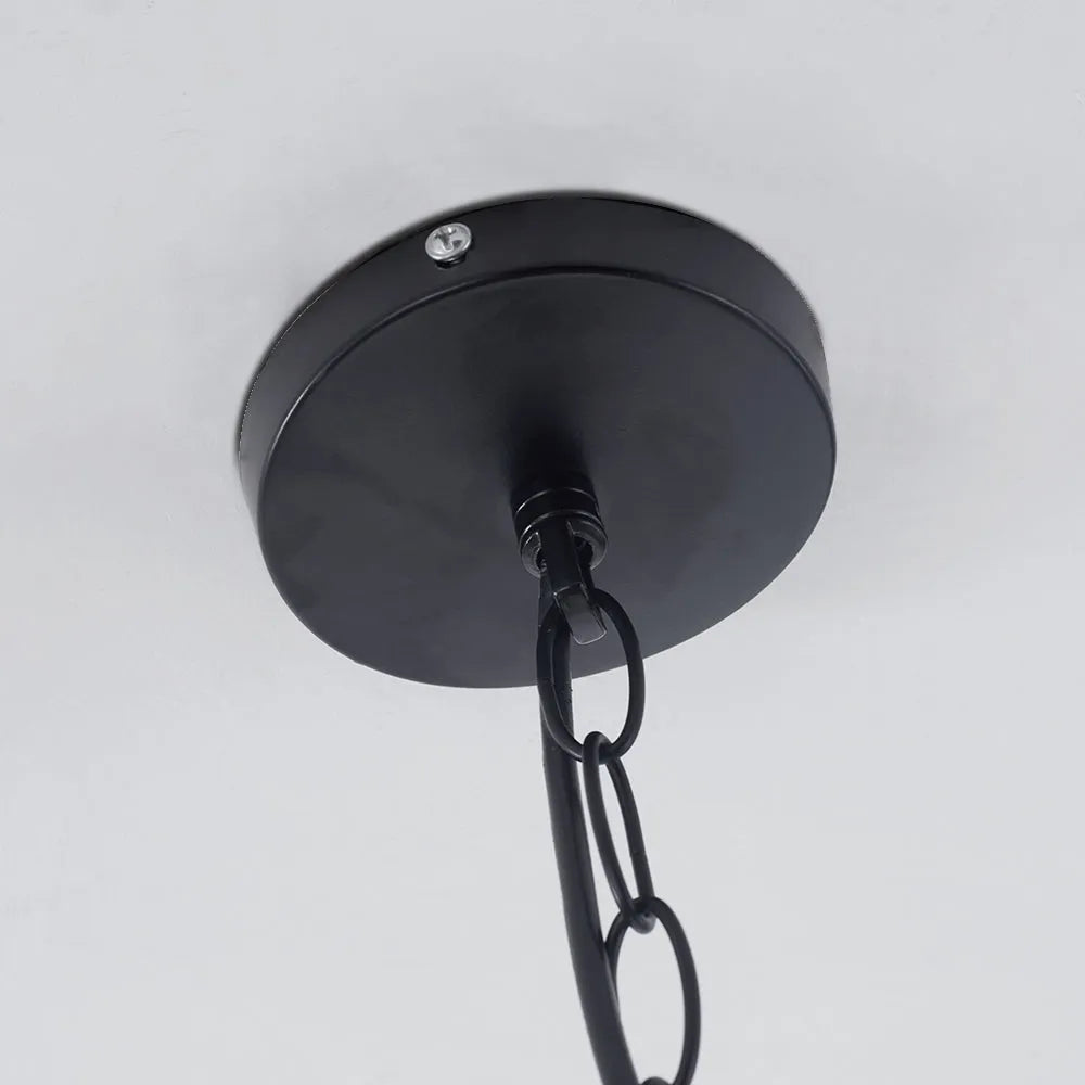 Industriële Hanglamp Metaal Vintage Stijl Zwart Roest E27 Fitting Eetkamer Woonkamer Keuken Restaurant | Sulvida