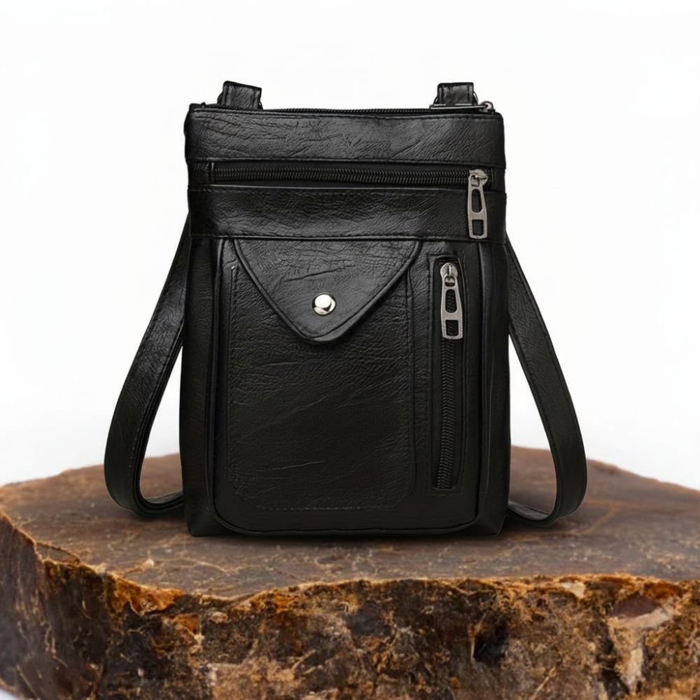 Vintage Crossbody Schoudertas Dames Retro Compacte Handtas Kunstleer Bruin Roze Zwart Dagelijks Gebruik | Sulvida