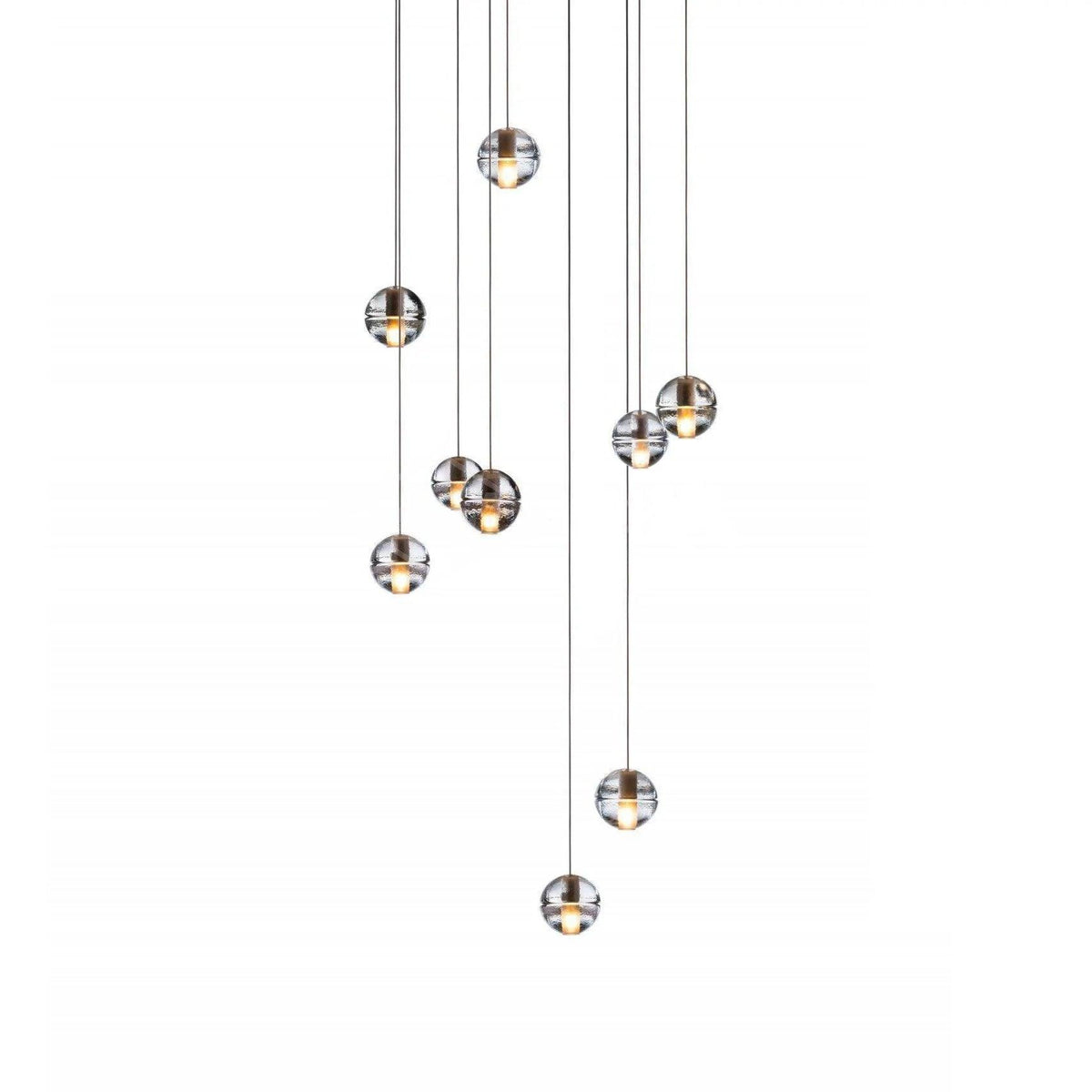 Kristallen Bollenlamp Hanglamp Meervoudig Chroom Glas Eethoek Woonkamer Plafondverlichting Modern Design Interieur | Sulvida