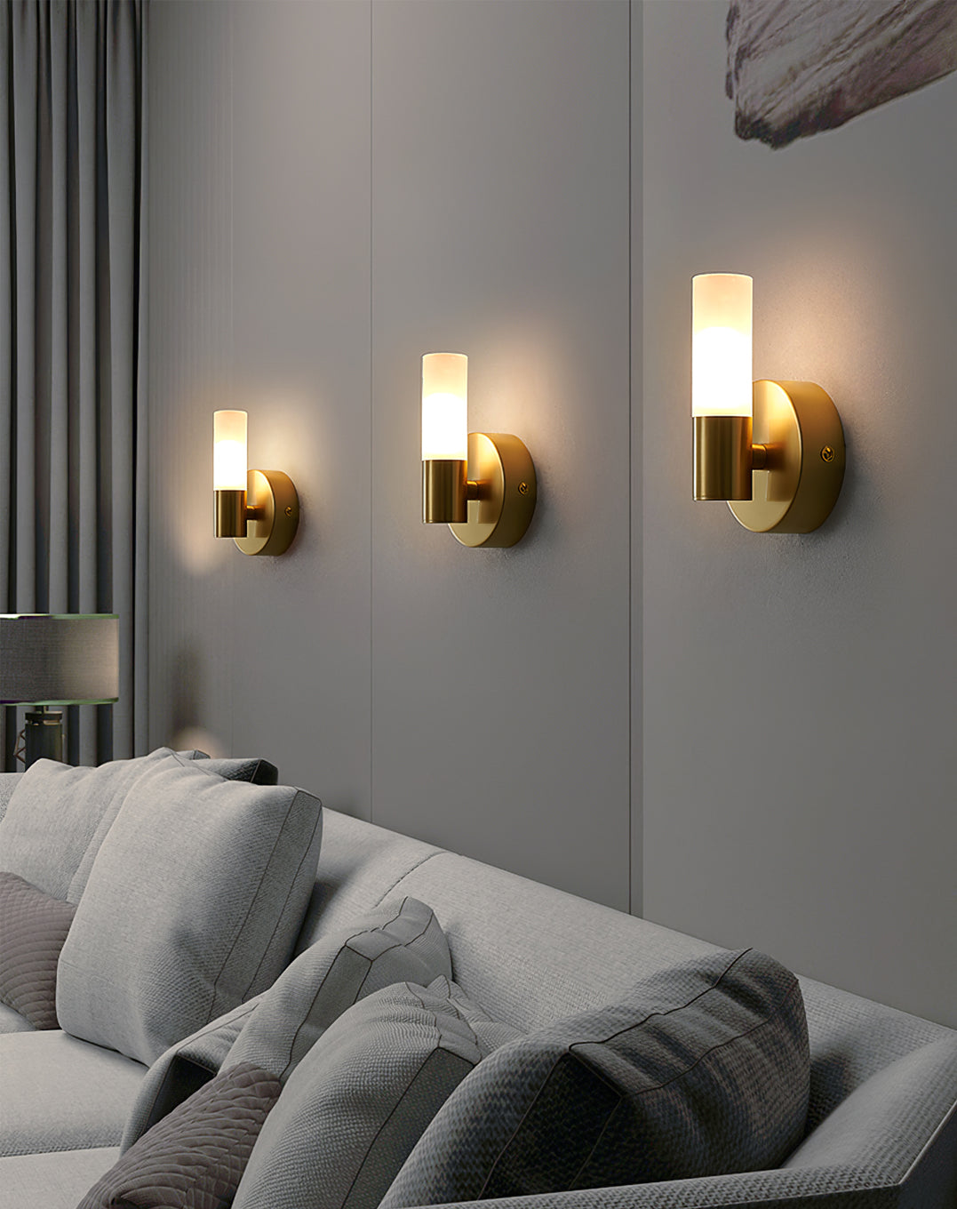 Wandlamp Acrylglas met G9 Fitting Koper Zwart Wit voor Woonkamer Hal Slaapkamer Modern Design Interieur IP20 | Sulvida