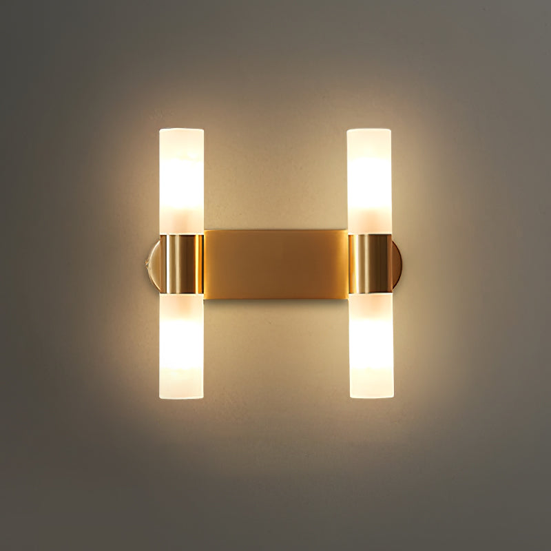 Wandlamp Acrylglas met G9 Fitting Koper Zwart Wit voor Woonkamer Hal Slaapkamer Modern Design Interieur IP20 | Sulvida