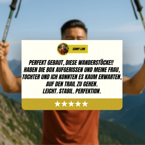 Verstelbare Opvouwbare Antislip Wandelstokken met Ergonomische Handgreep voor Outdoor Trekking en Hiking | Sulvida