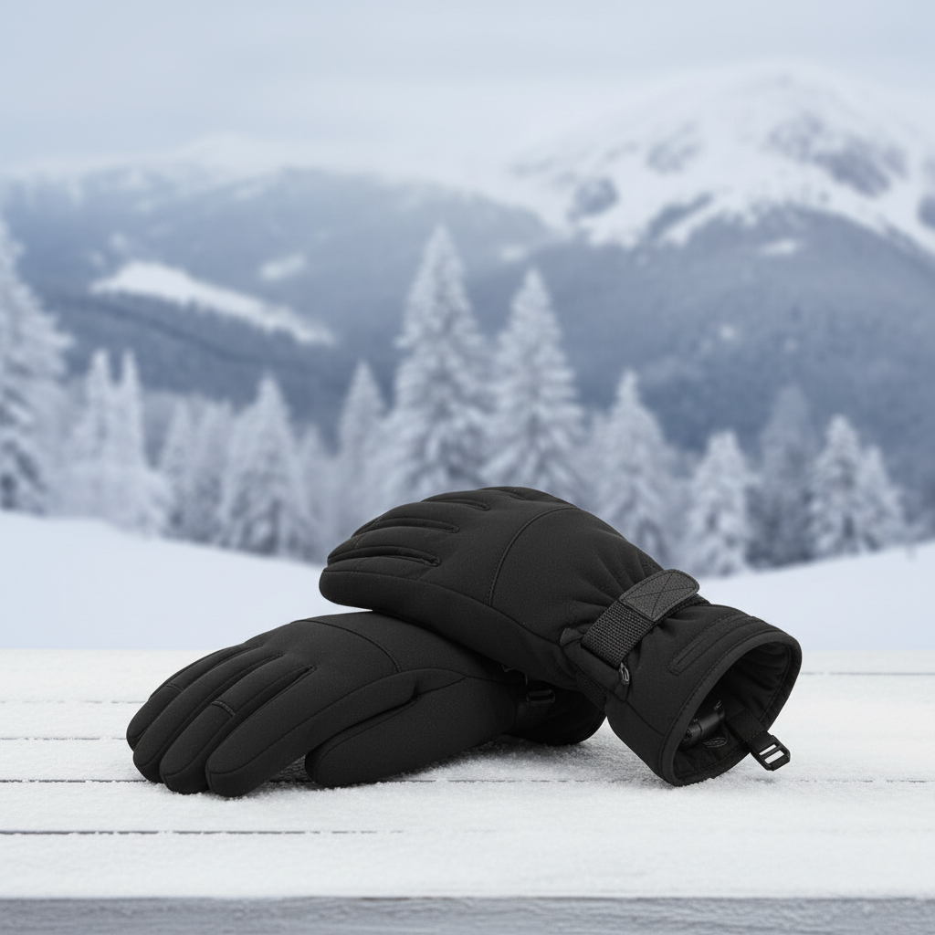 Verwarmde Handschoenen Touchscreen Waterdicht Verstelbare Warmte Winter Unisex Fleece Skihandschoenen | Sulvida
