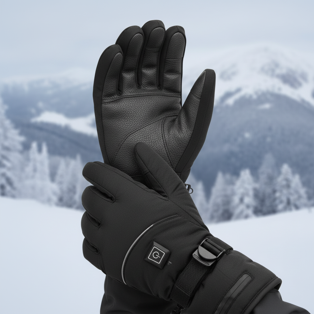 Verwarmde Handschoenen Touchscreen Waterdicht Verstelbare Warmte Winter Unisex Fleece Skihandschoenen | Sulvida