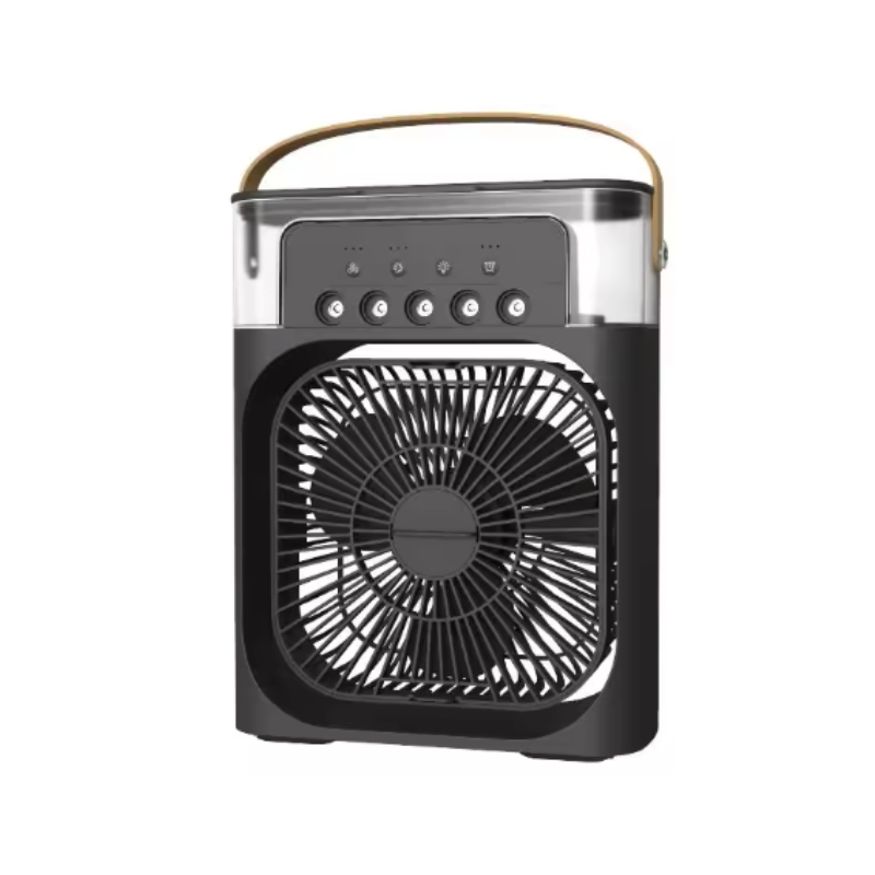 Draagbare Mini Luchtkoeler met Luchtbevochtiger USB Oplaadbaar 3 Snelheden Stil Airco voor Kantoor Thuis Slaapkamer Bureau Persoonlijke Koeling | Sulvida