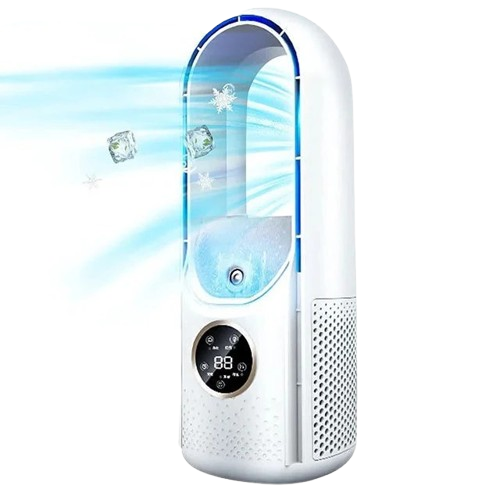 Draagbare Luchtkoeler zonder Bladen – Stille Koeling Ventilator Airconditioner Tafelmodel | Sulvida