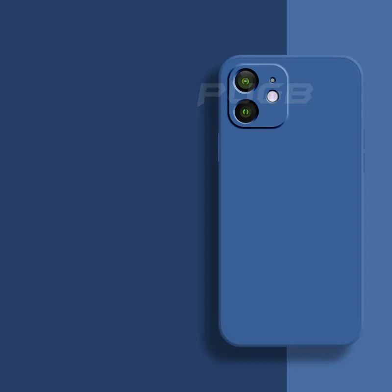 Siliconen iPhone hoesje vloeibaar rubber premium beschermhoes zacht duurzaam mat flexibel telefooncover iPhone 11 12 13 Pro Max mini modelaanduiding aanpasbaar verfijnd mooi design dagelijks gebruik | Sulvida