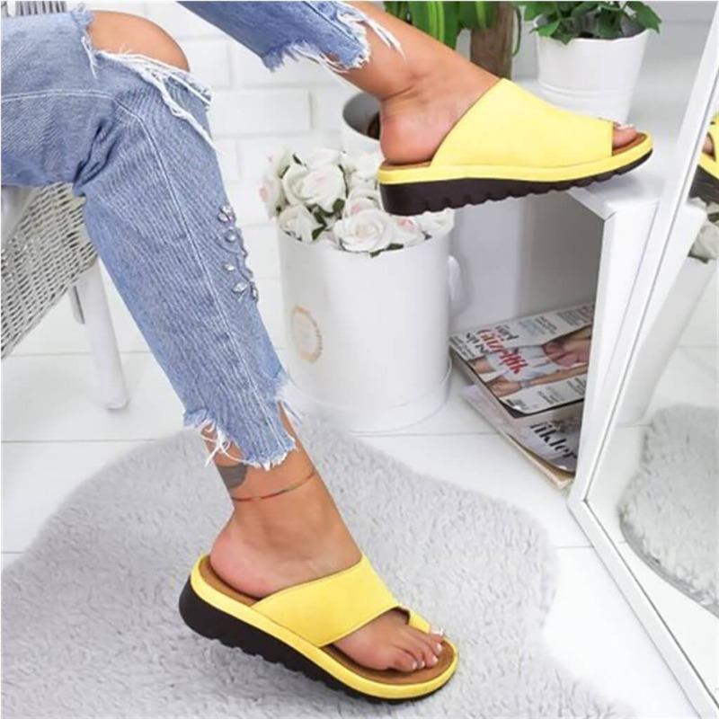 Dames Teenslippers met Orthopedische Zool – Comfortabel Schoeisel voor Hallux Valgus | Sulvida