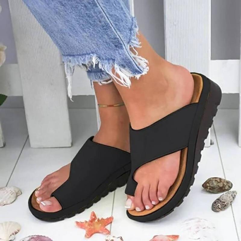 Dames Teenslippers met Orthopedische Zool – Comfortabel Schoeisel voor Hallux Valgus | Sulvida