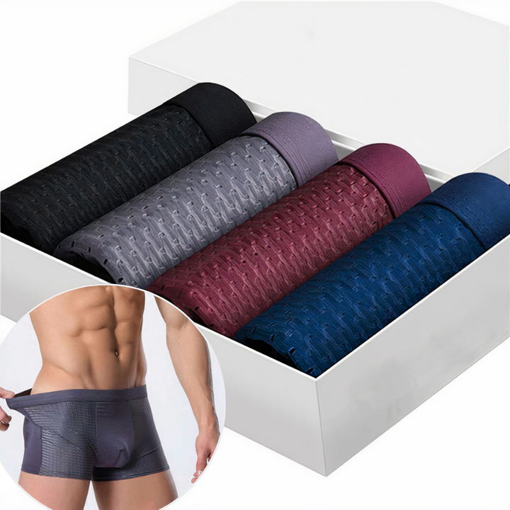 Bamboe Heren Boxershorts Set 10 Stuks Ademend Comfortabel Ondergoed Duurzaam Bamboevezel Dagelijks Gebruik | Sulvida