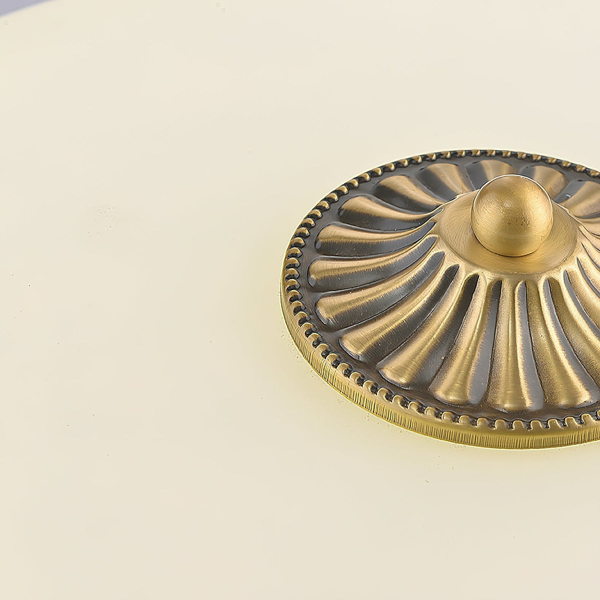 Ronde plafondlamp met glazen kap metalen armatuur LED verlichtingselement 30 40 50cm interieurverlichting | Sulvida