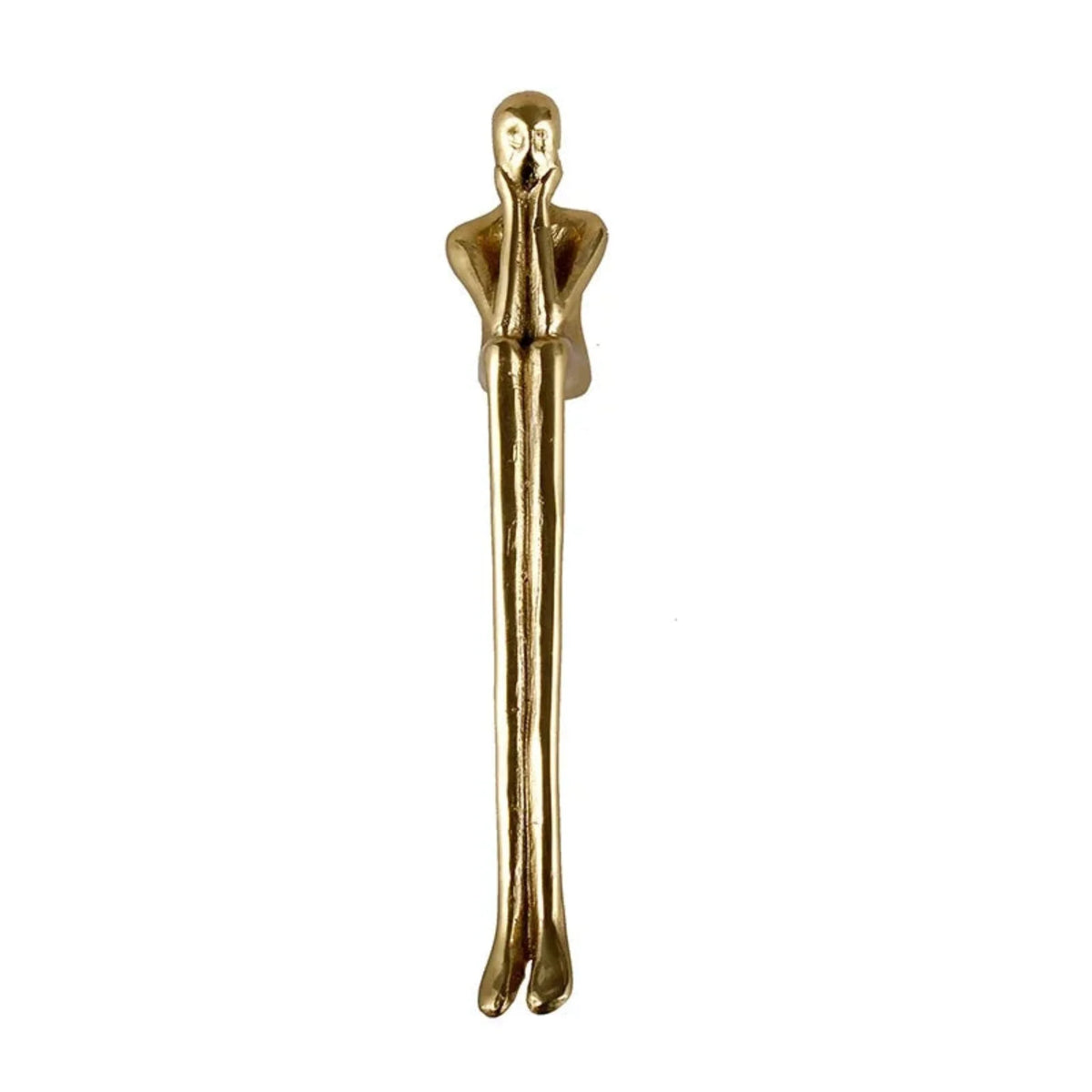 Skulpturaler Design-Türgriff aus Messing, Gold, Silber, moderner Möbelgriff für Schubladen, Schränke und Küche | Sulvida