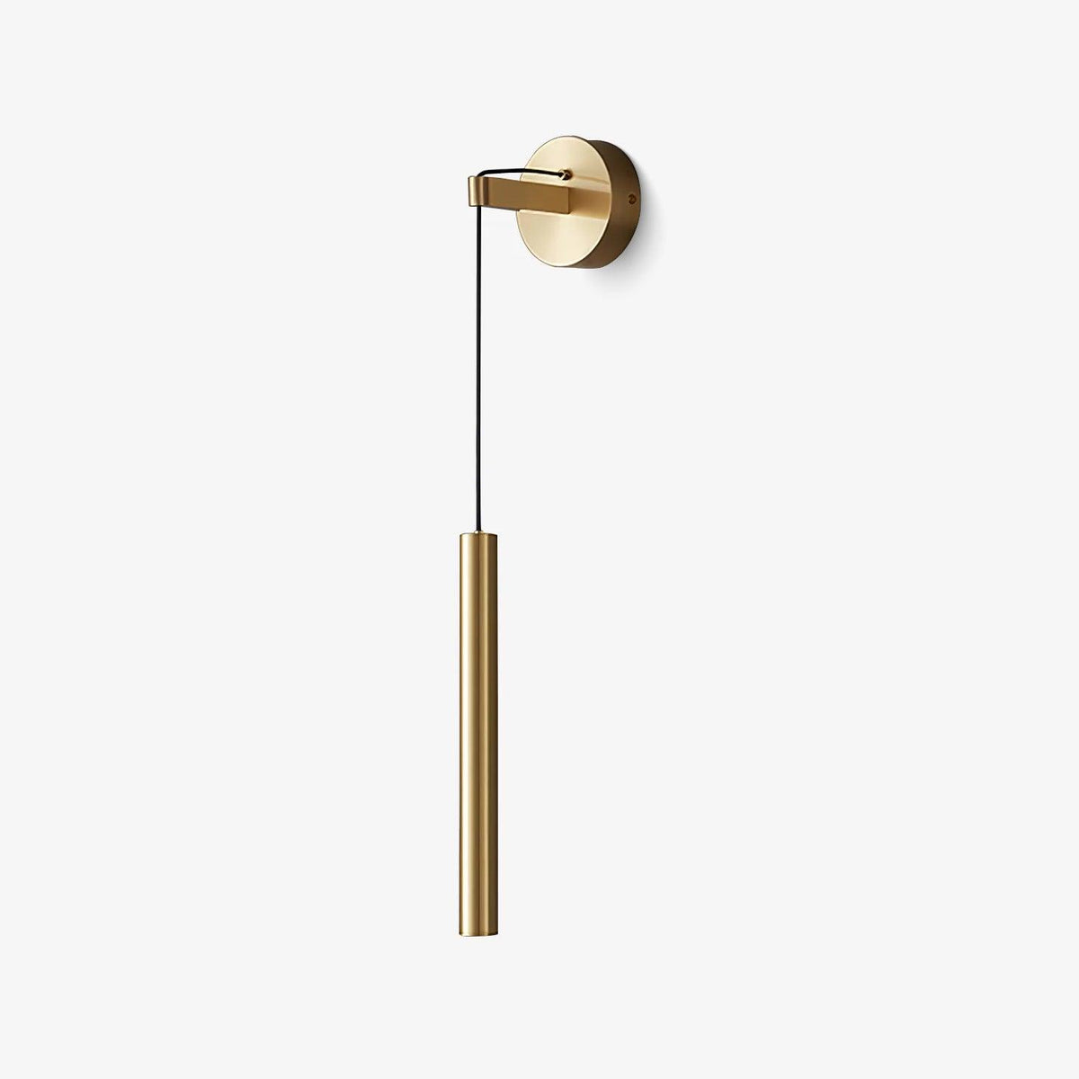 Minimalistische Wandlamp Messing of Zwart 60cm LED Geïntegreerd Strak Design Lijnverlichting Interieur | Sulvida