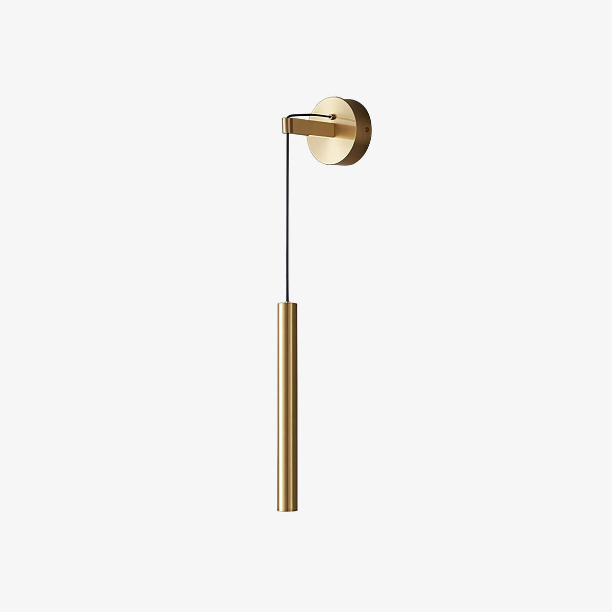 Minimalistische Wandlamp Messing of Zwart 60cm LED Geïntegreerd Strak Design Lijnverlichting Interieur | Sulvida