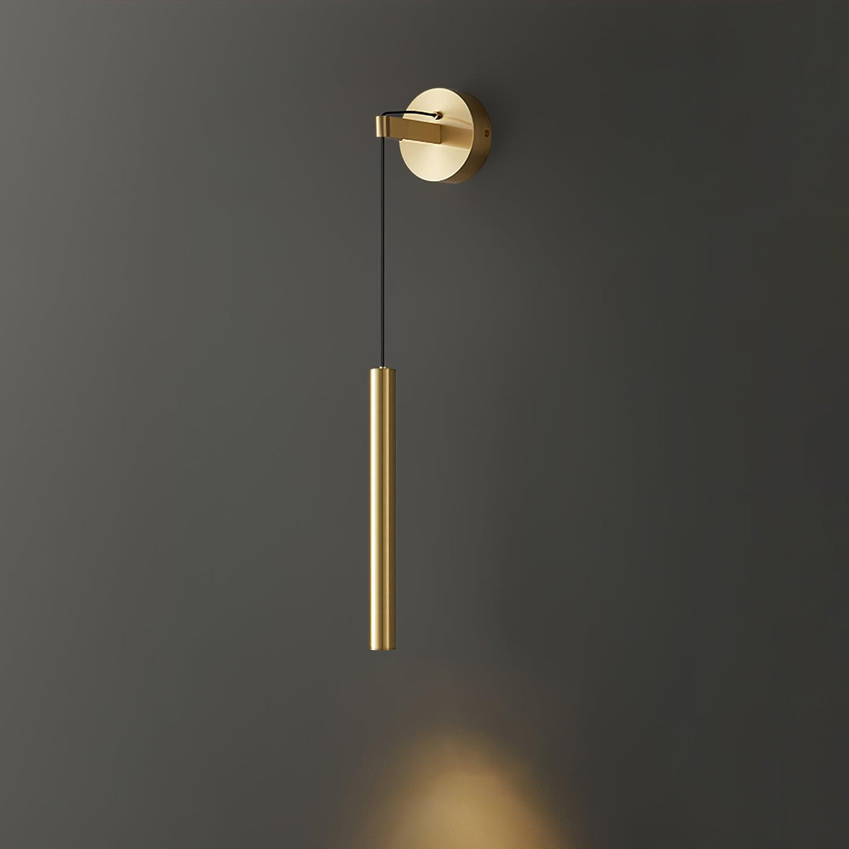 Minimalistische Wandlamp Messing of Zwart 60cm LED Geïntegreerd Strak Design Lijnverlichting Interieur | Sulvida